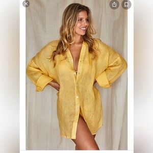Monday Swimwear Barcelona Tunic P/S Butterscotch